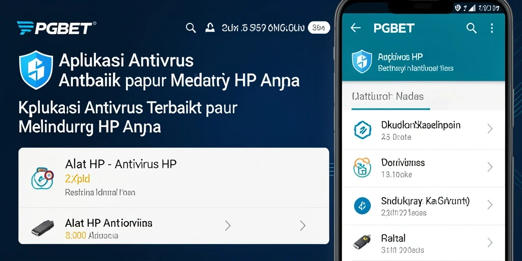Tampilan antarmuka PGBET yang sederhana dan efektif untuk pemindaian virus.